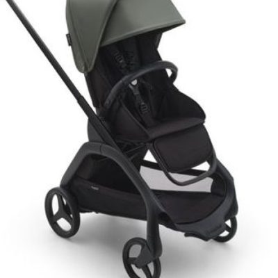 Lastenvaunut Bugaboo  | Bugaboo Dragonfly Lastenrattaat, Black/Midnight Black/Forest Green